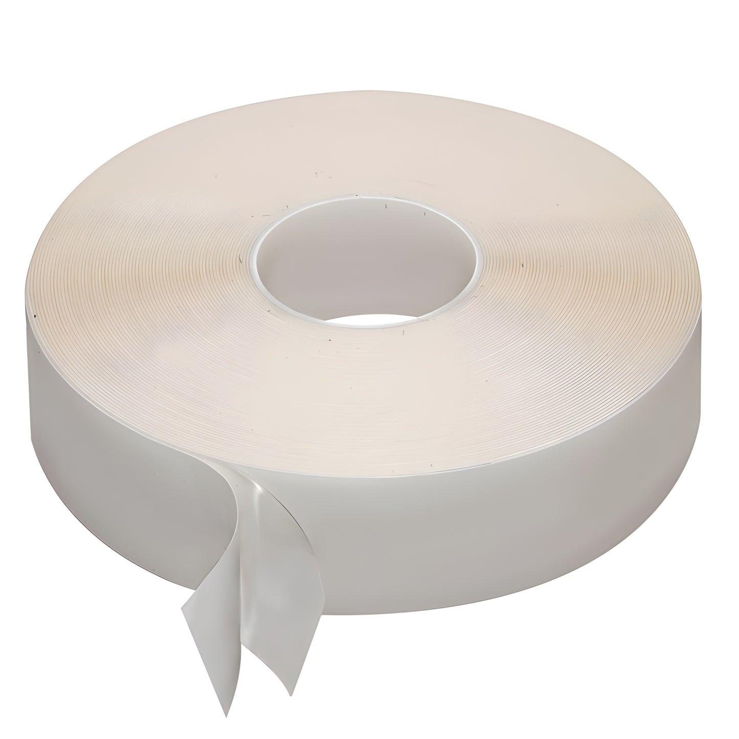 Translucent double-sided acrylic tape roll, 2 in x 108 ft, high-bond waterproof (SKU AT0452)