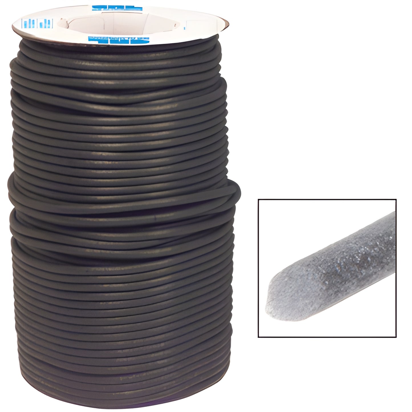 CRL closed-cell polyethylene backer rod spool, SKU EF114B - 1-1/4" (32mm) gray roll for sealant joints.