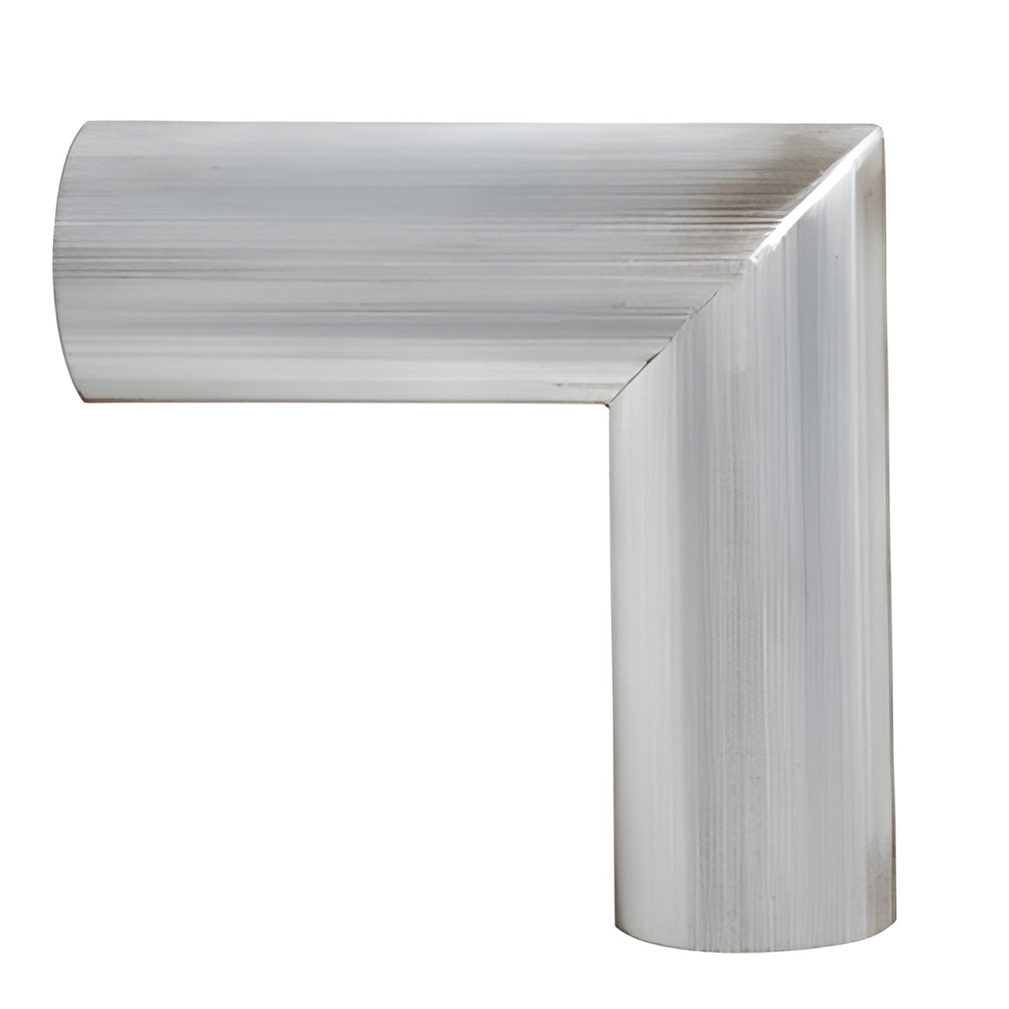 90 mill-finish aluminum internal splice sleeve for cap railing (6063-T6), SKU 1S0V4V90M