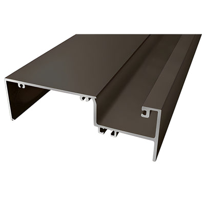 CRL-U.S. Aluminum 6" Wall Jamb, Dark Bronze Anodized, 24' 2"