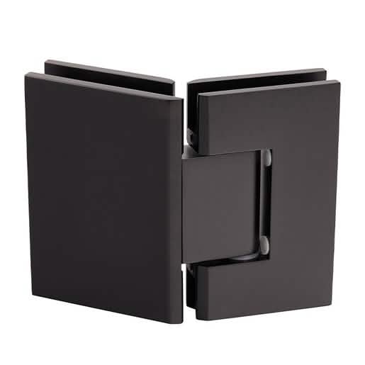 CRL Oil Rubbed Bronze Geneva 045 135° Glass-to-Glass Hinge - Durable & Stylish Finish