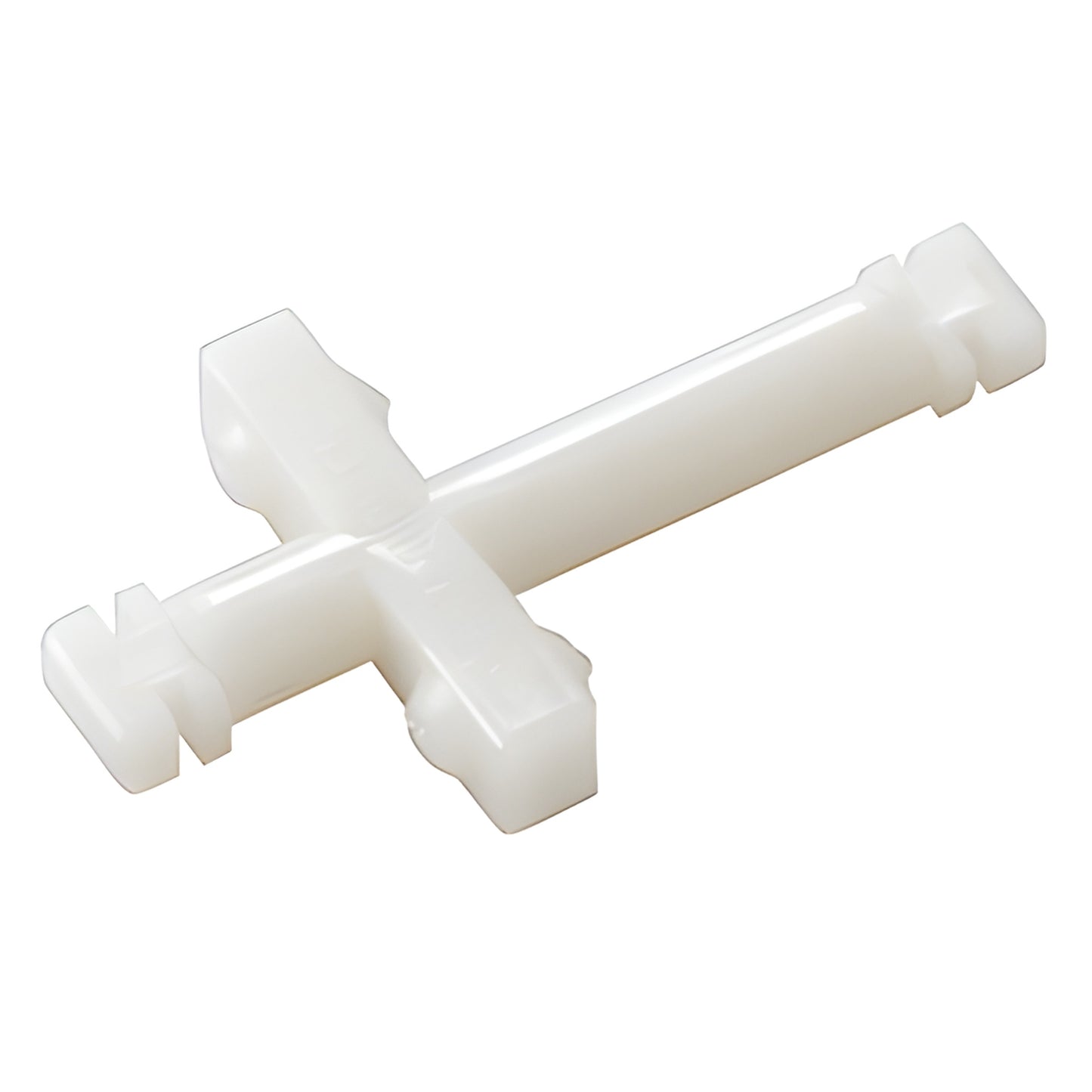 RG635 white nylon glazing hardware clip for silicone-glazed extruded aluminum mullions, pack of 50.
