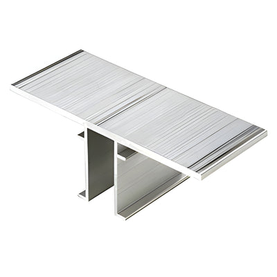 CRL-U.S. Aluminum 8 in Intermediate Vertical T-Anchor for CW974 - 12 Pack