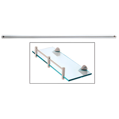 CRL 36 in Chrome Shelf Support Rod for Closet Shelving