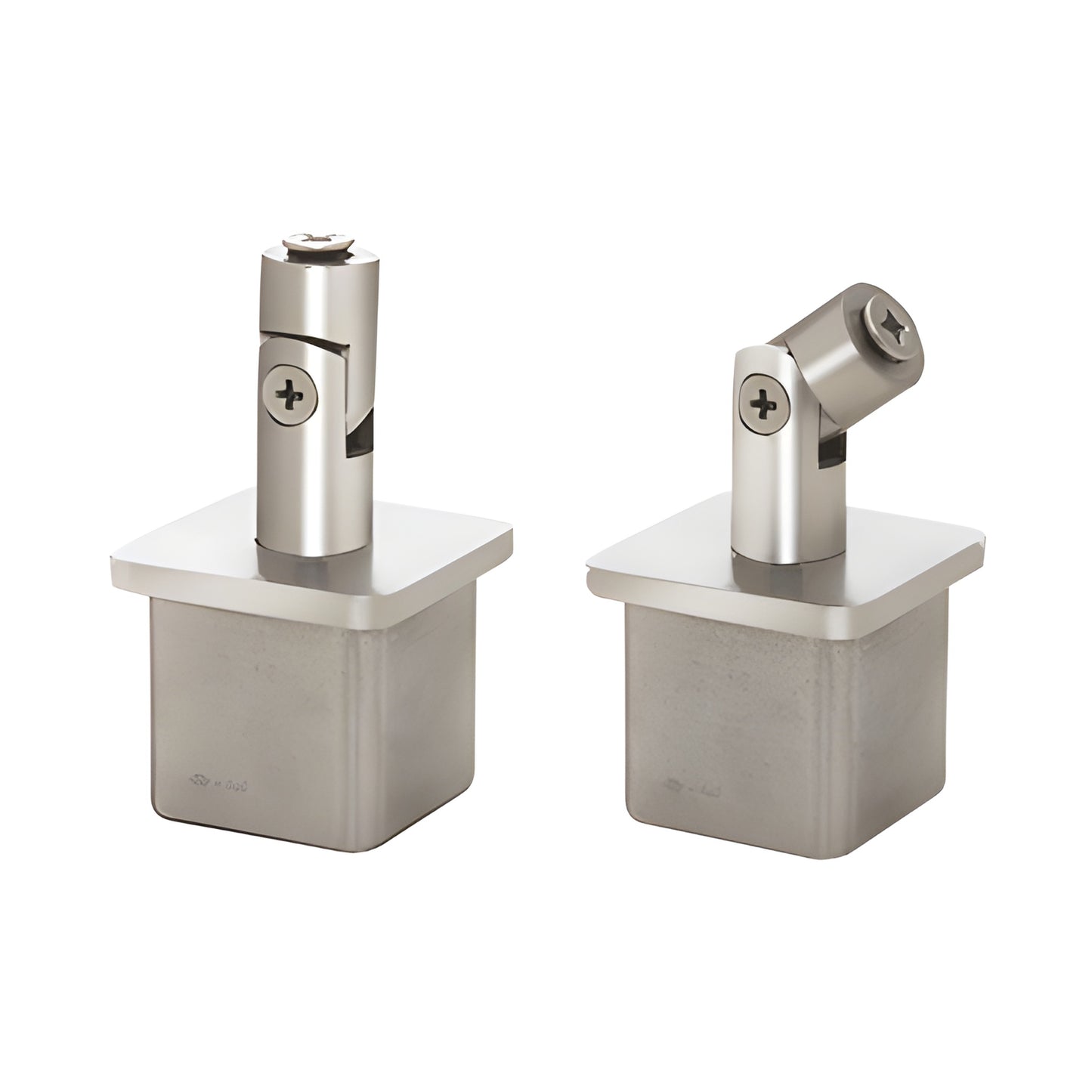 Polished 316 stainless adjustable post caps for 2" square posts (P1VSPS)