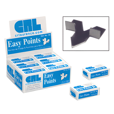 CRL Push Points Pack of 12 - Retail Display Fasteners