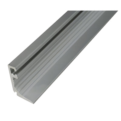 CRL-U.S. Aluminum Door Glass Stop, Clear Anodized, 1 in x 24'-2"