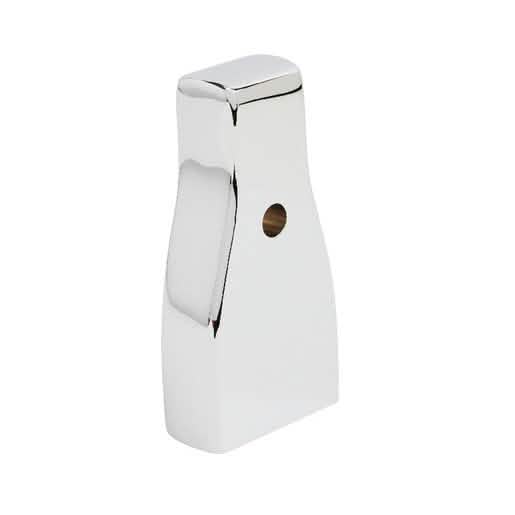 CRL Polished Chrome Madrid Series Wall Block Mount Kit for sleek, modern installations.