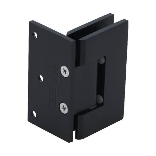 CRL Oil Rubbed Bronze Geneva 544 Wall Mount Offset Back Plate Hinge for sleek shower doors