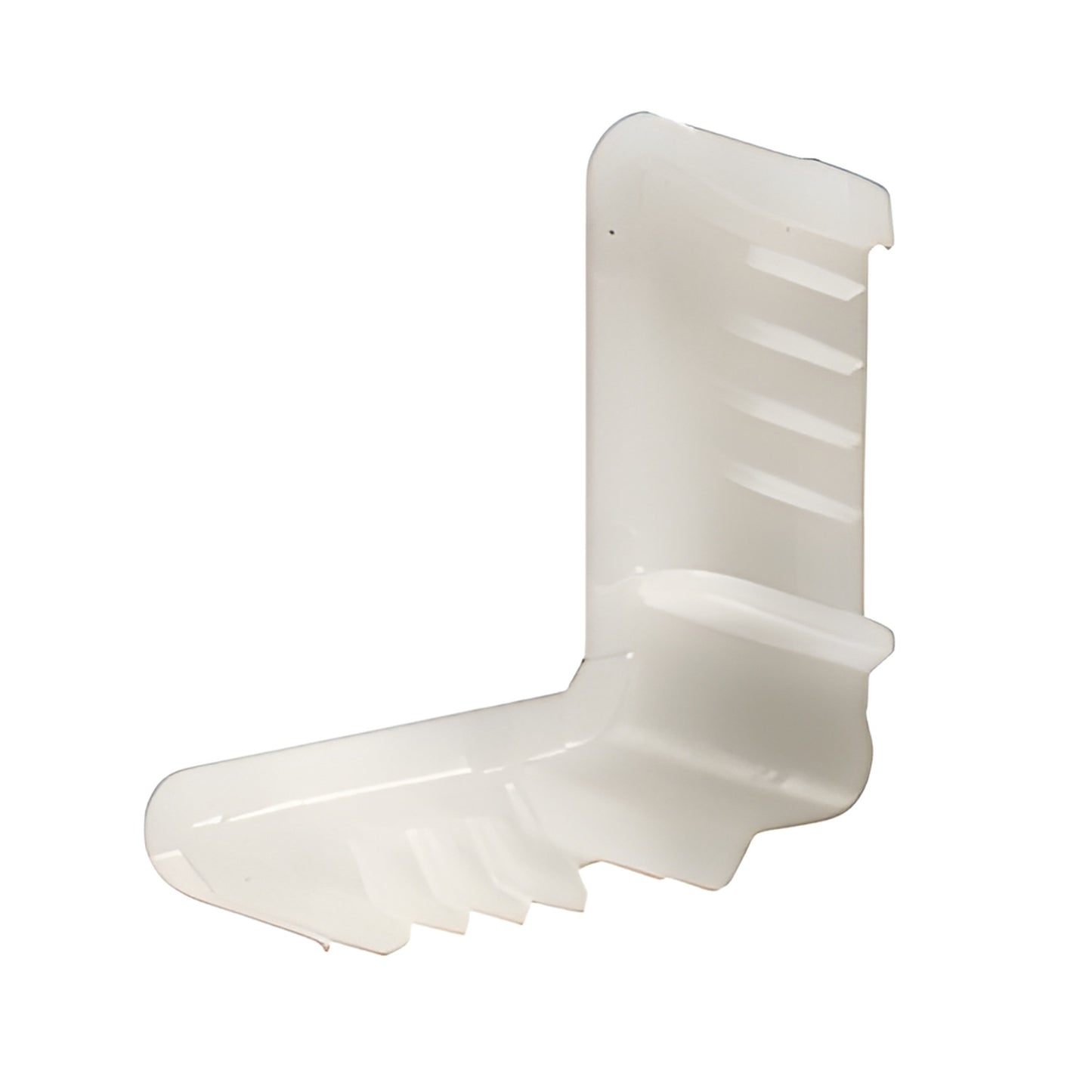 L-shaped CRL nylon corner insert for Dual Seal Spacer, white 9/16 - SKU 92180