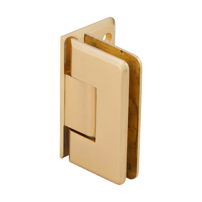 CRL Cologne 044 Satin Brass Wall-Mount Offset Back Plate Hinge