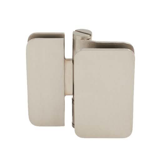 CRL Brushed Nickel Zurich 02 Series Glass-to-Glass 180° Outswing Bi-Fold Hinge