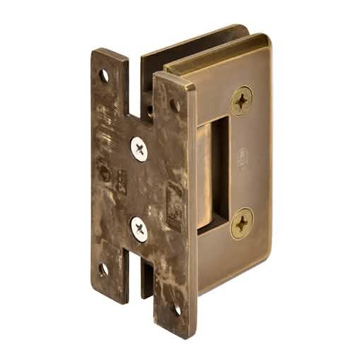 Vintage Brass Wall Mount 'H' Back Plate Hinge - CRL Cologne 037 Series for Elegant Doors