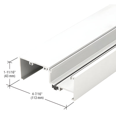 CRL-U.S. Aluminum Sill, Thermally Improved, White KYNAR® Paint - 24'-2"