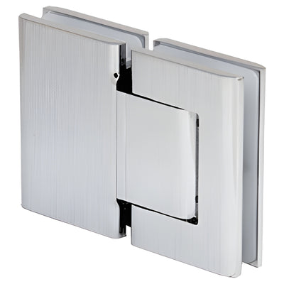 CRL Vernon 180° Brushed Stainless Glass-to-Glass Shower Hinge