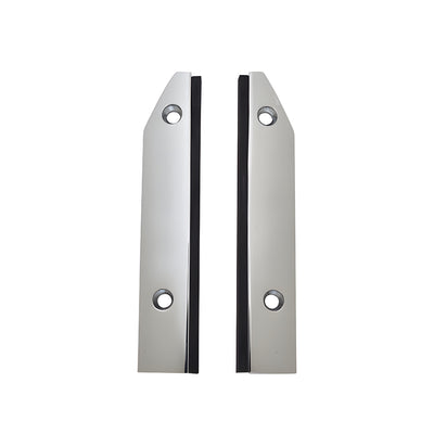 CRL DRX 4in Polished Stainless Steel Split Tapered End Cap w/ Filler