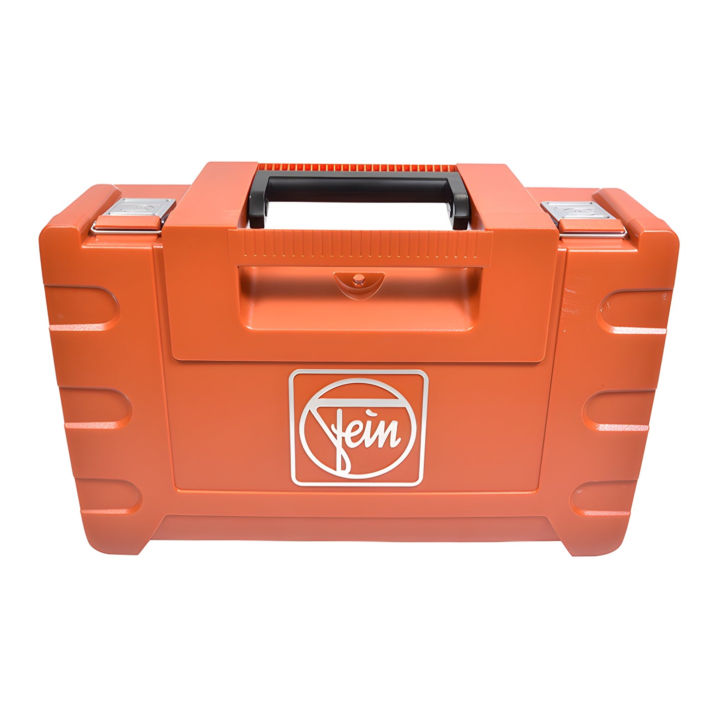 FEIN FK20618 electric oscillating sealant cutter kit in orange case with blades, handle, cord and accessories