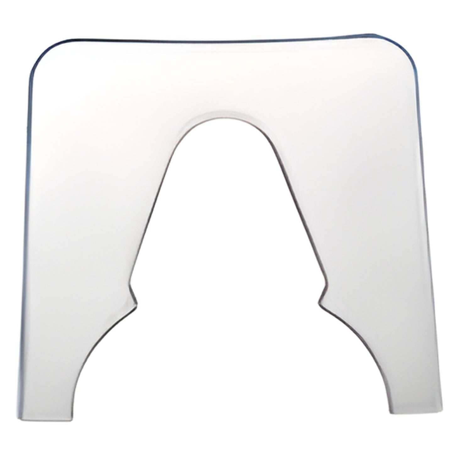 BGCU1G clear beveled plastic replacement gasket for BGC-series shower door clamp