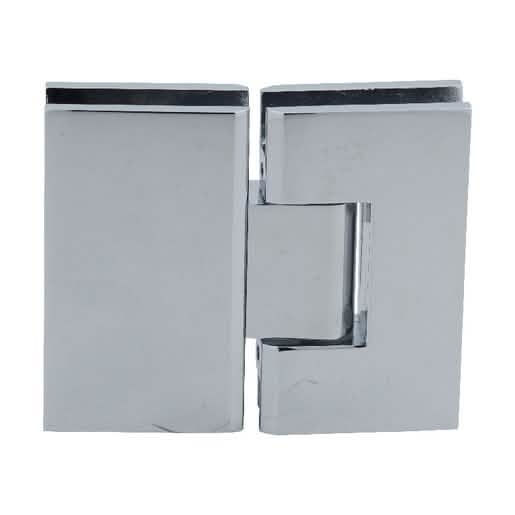 CRL Polished Chrome Vienna 580 Glass-to-Glass Hinge with 5° Pin - Sleek & Durable Design