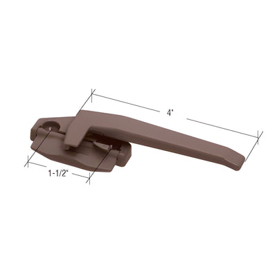 CRL Brown Right-Hand Cam Handle, 1-1/2" Screw Hole Spacing