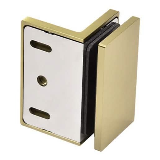 CRL Brushed Bronze Como Series Wall Mount Bracket - Sleek, durable design for modern space
