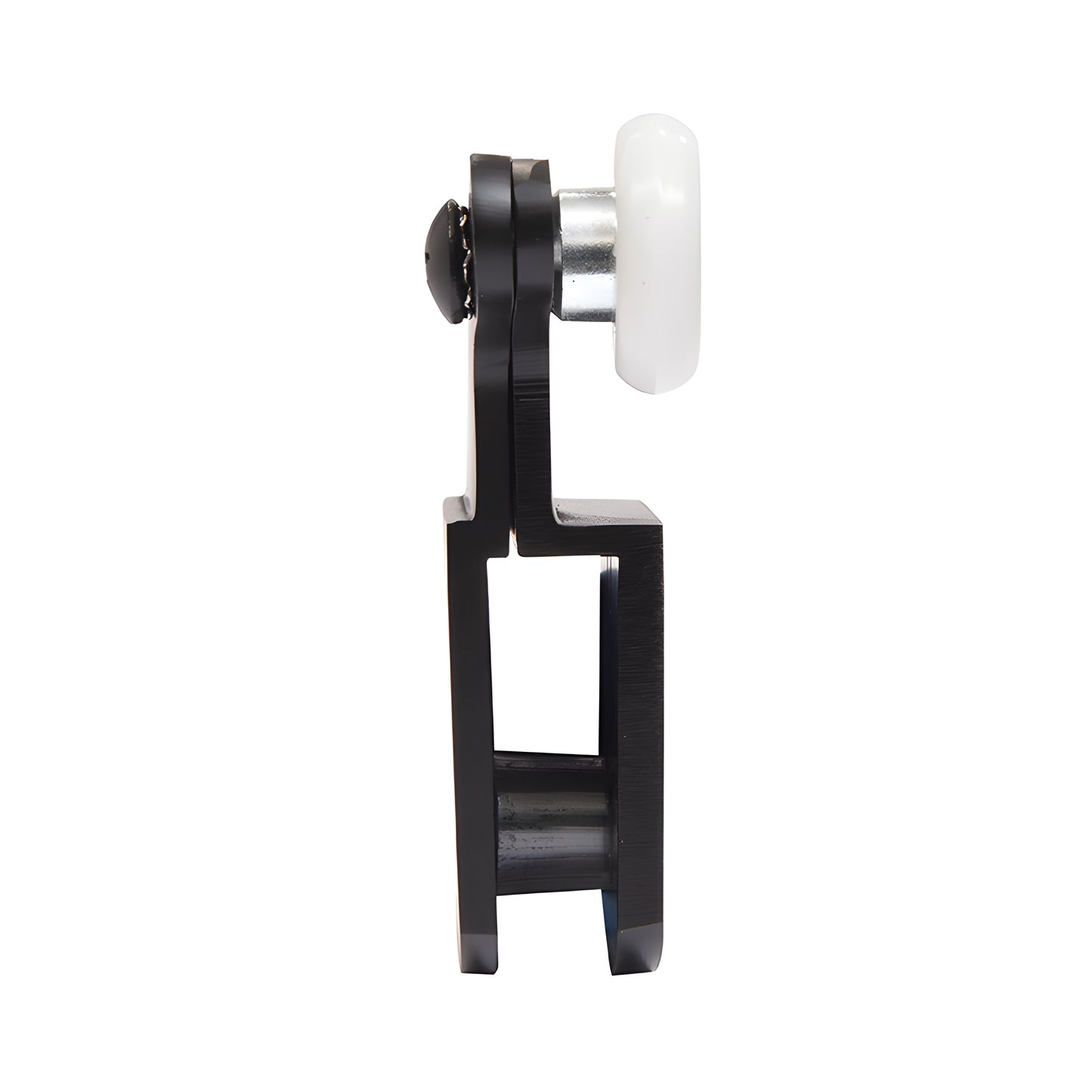 DK660RB oil rubbed bronze top hanger with dual white nylon rollers for 3/8" (10mm) frameless sliding shower glass