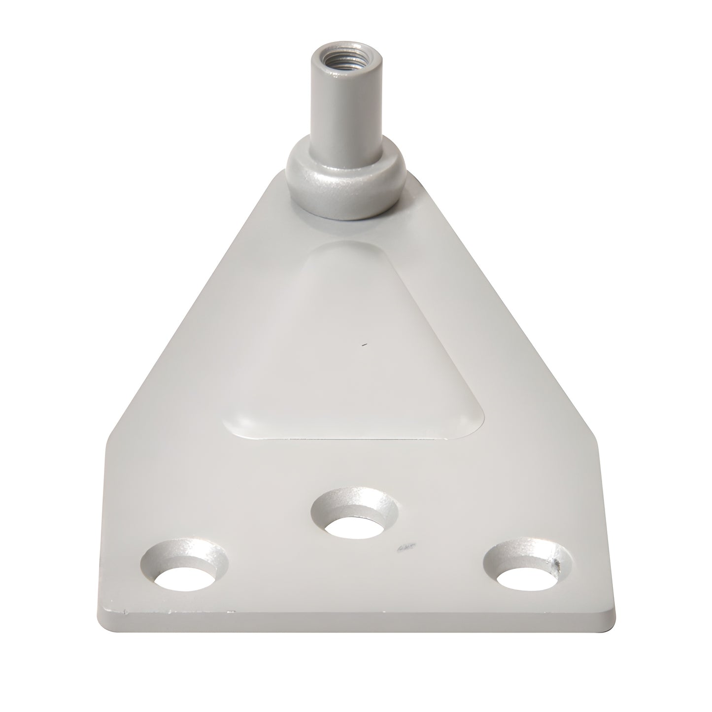 Aluminum parallel-arm shoe bracket for surface-mounted door closers, three-hole mount - replacement part SKU DC7PABA.