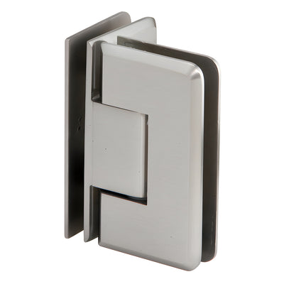 CRL Cologne 092 Brushed Nickel 90° Glass-to-Glass Shower Hinge