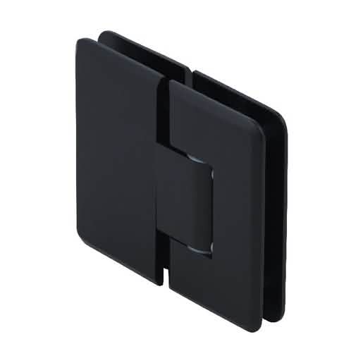 CRL Oil Rubbed Bronze Cologne 380 Series Glass-to-Glass Hinge, Adjustable 180º