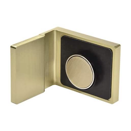 CRL Brushed Bronze Lugano Wall Mount Bracket: Sleek, durable, modern bathroom accessory