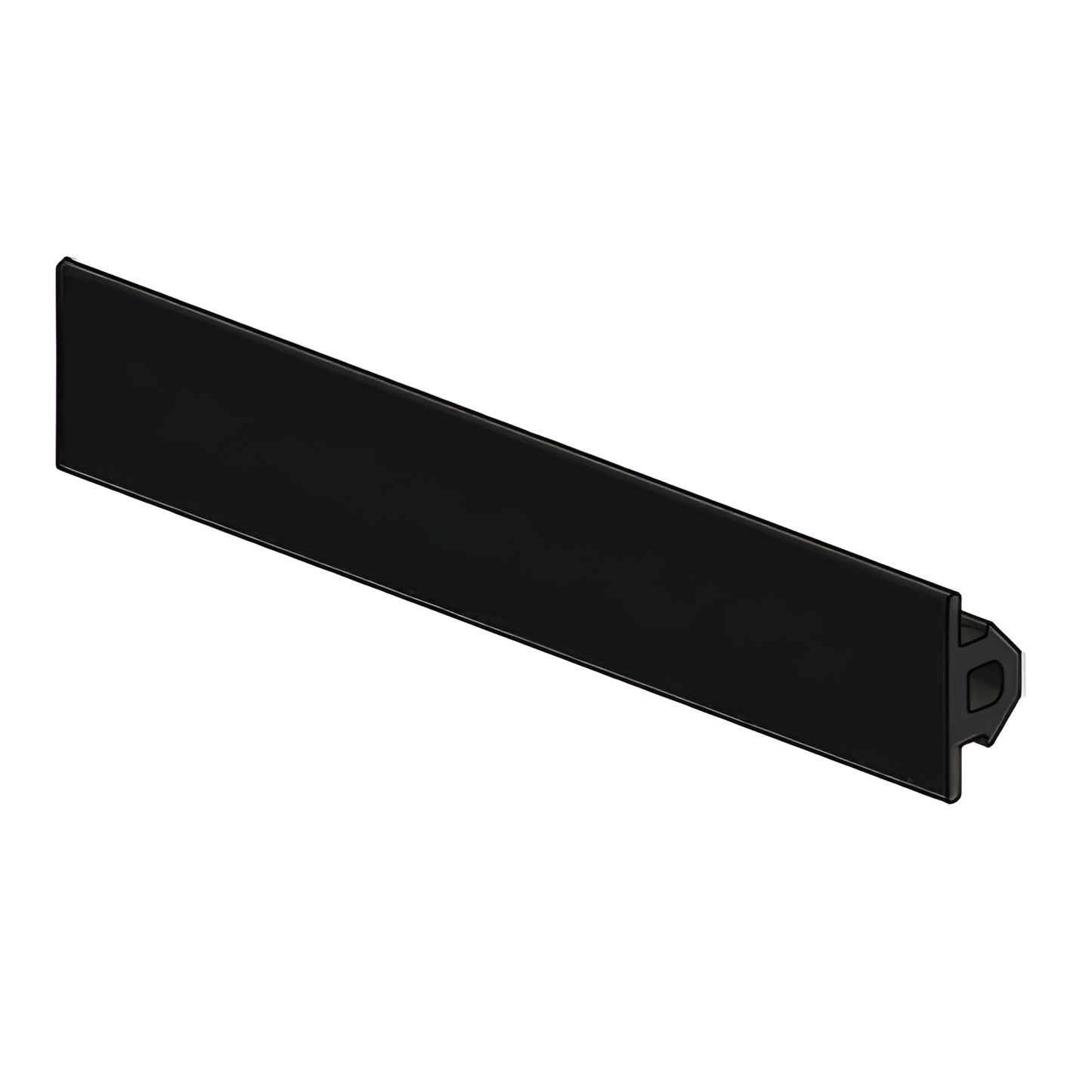 Black rubber Fallbrook XL fixed-profile gasket strip, 29mm glazing, 50m roll (SKU: FFP16BL)