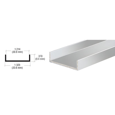 CRL Brite Anodized Aluminum Door Jamb/Frame Extrusion