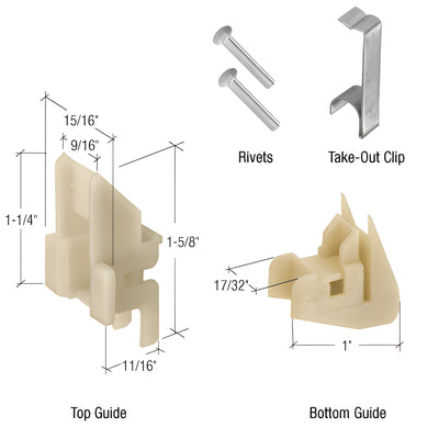 CRL Window Channel Balance Repair Kit - Sash Balance Replacement