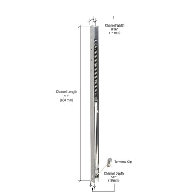 CRL 26 in Window Channel Sash Balance 25-1 (2510) Replacement