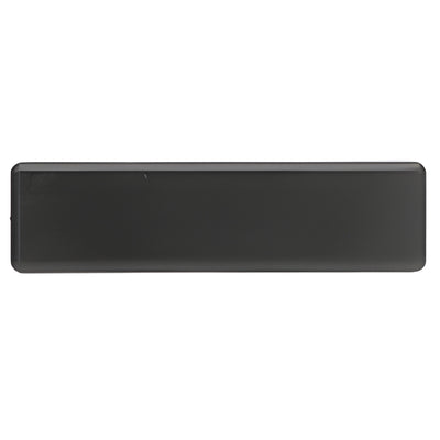 CRL Black European-Style Glass Door Hinge Cover Plate - Replacement