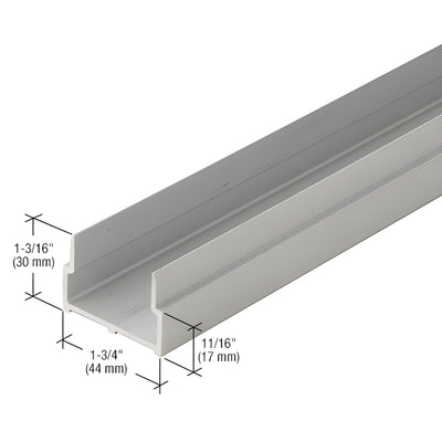 CRL-U.S. Aluminum Bulkhead Sill Shoe Clear Anodized 21'6" Threshold