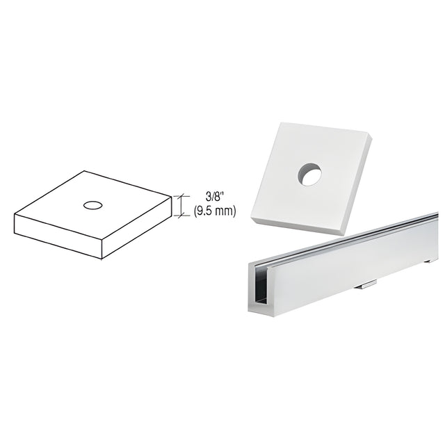 Aluminum Drain Block for L68S, 9BL68, L21S, 9BL21, and L25S Base Shoes