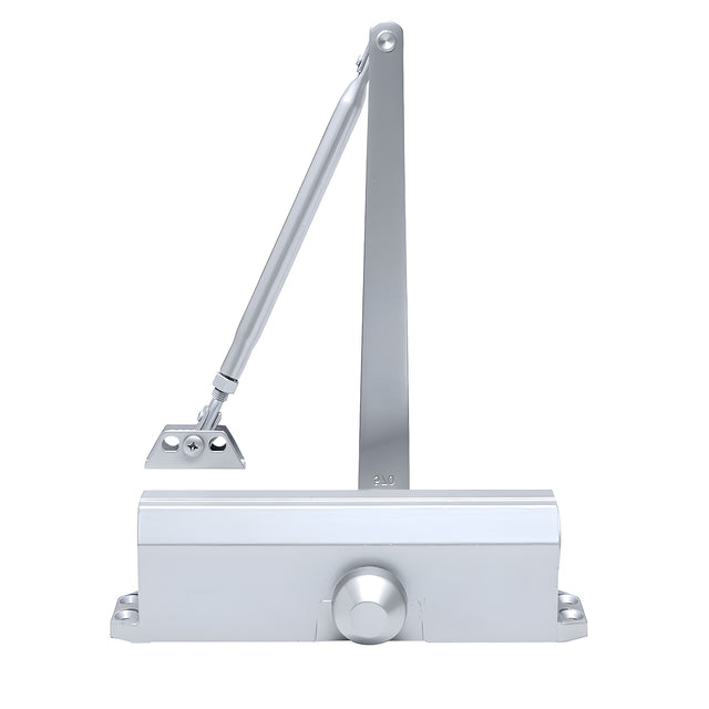 CRL Aluminum Adjustable Spring Power Size 2 - 5 Surface Mount Door Closer