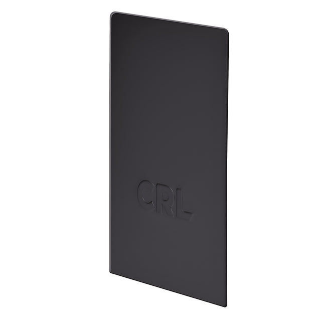 CRL Black Bronze End Cap for B5S Series Standard Square Base Shoe