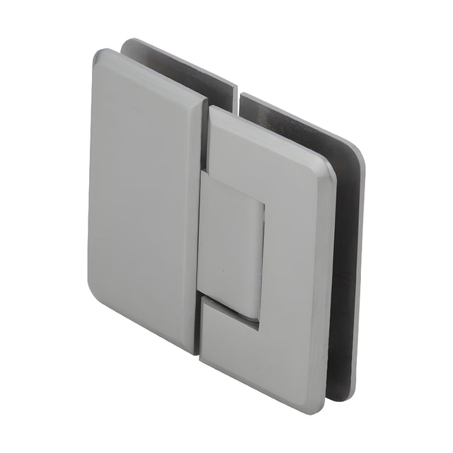 CRL Brushed Nickel Pinnacle 580 Series 5 Degree Glass-To-Glass Hinge