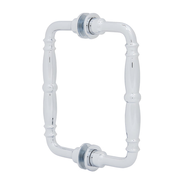 CRL Polished Chrome 6" Victorian Style Back-to-Back Pull Handle