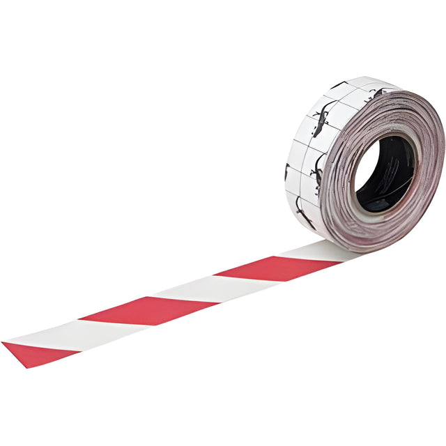 Anti-Skid Safety Tape, 2" x 60', Red and White