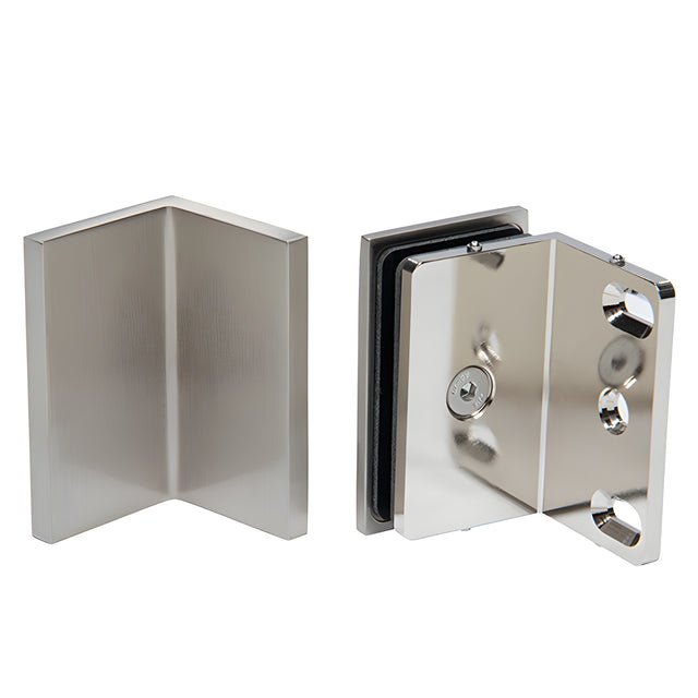 CRL Brushed Nickel Bellagio Series Wall Mount Bracket