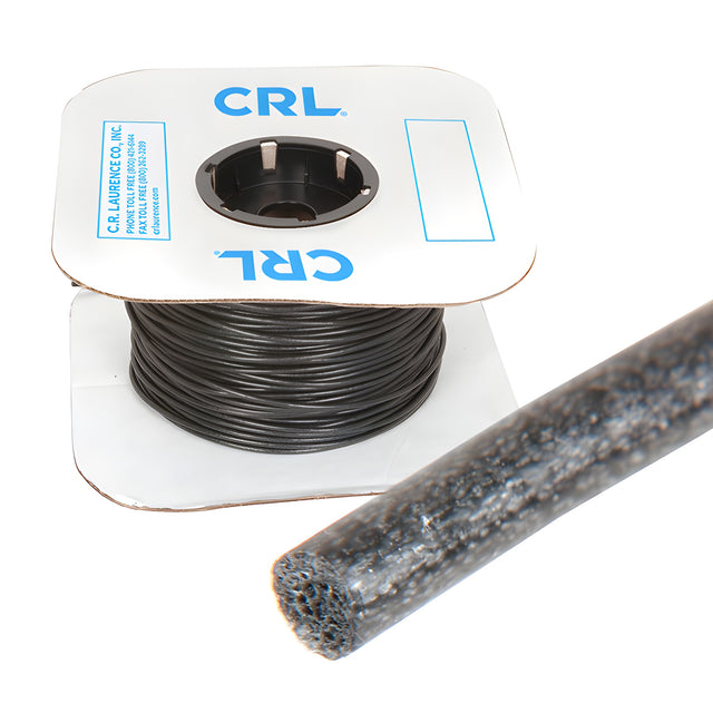 CRL Black .200" Foam Core Screen Spline