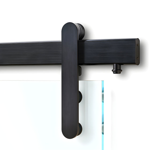 Black Stainless Steel Latitude 34 Hemisphere Sliding Door Kit