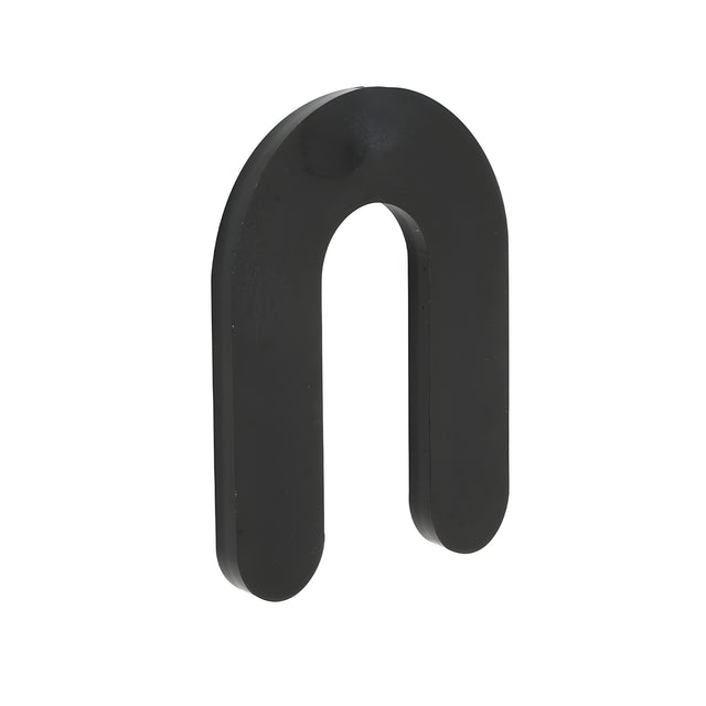 CRL Black 1/4" x 3" Plastic Horseshoe Shims