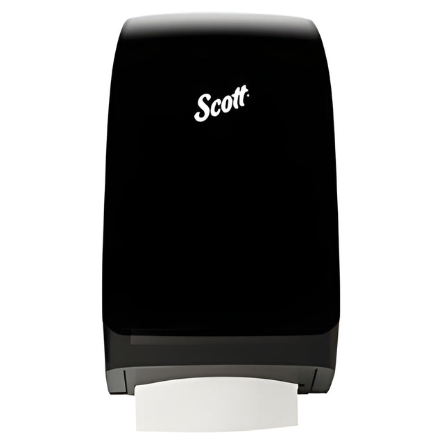 KC Scott Scottfold Folded Towel Dispenser, Black