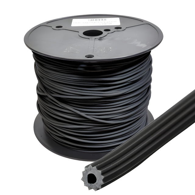 CRL .150" Black Serrated Screen Retainer Spline Bulk 15 Pound Roll