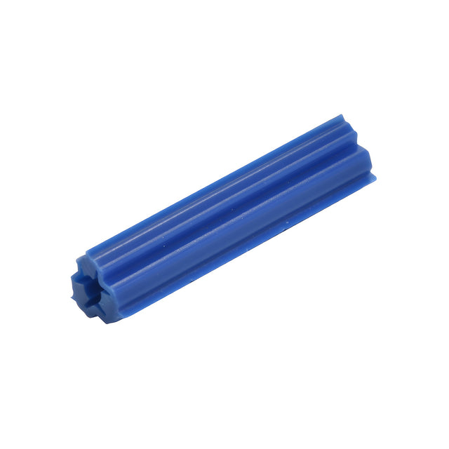CRL 1-1/2" Length Blue Plastic Screw Anchors - 5/16" Hole