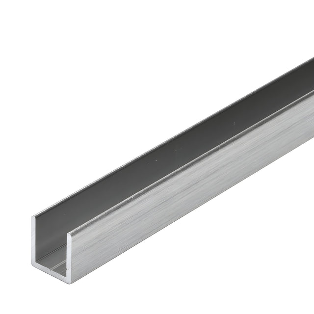CRL Brite Anodized 1/2" Fixed Panel Shower Door Deep U-Channel - 144"
